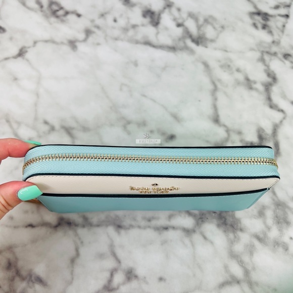 Kate Spade Staci Colorblock Large Continental Wallet In Poolside Multi - Picture 2 of 6